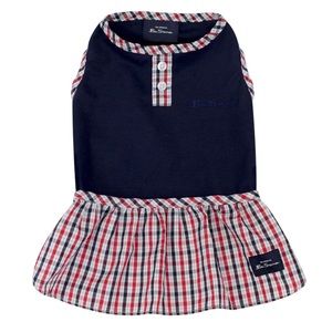 Ben Sherman Check Dog Dress Navy Large